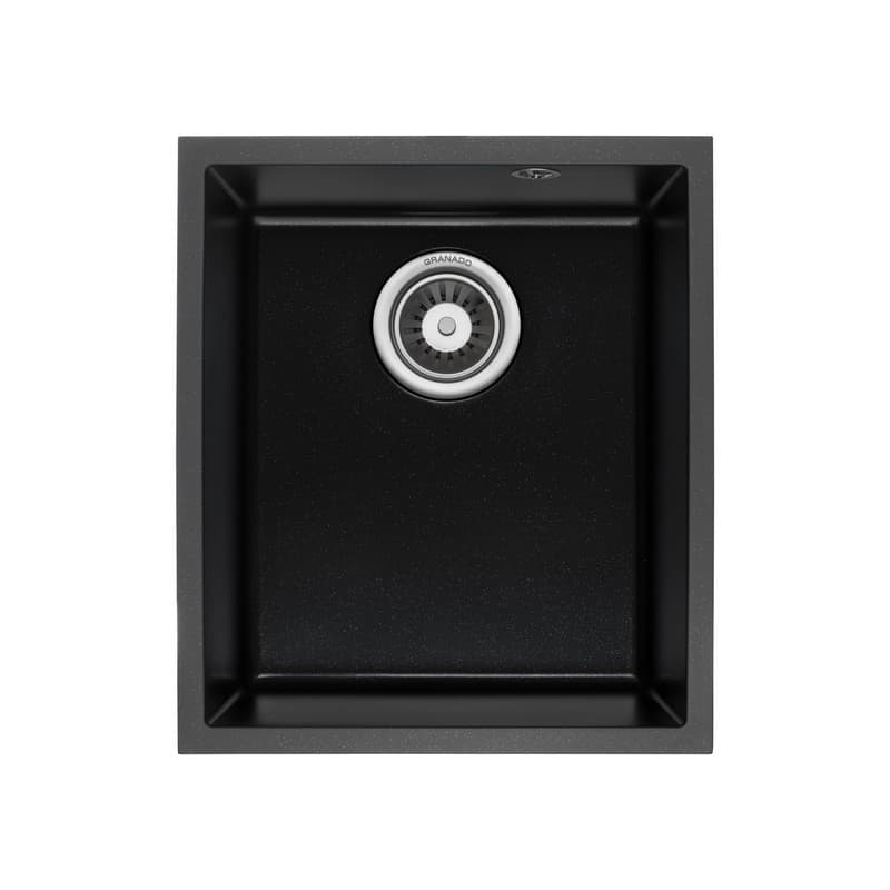 Мийка граніт UNDER TOP MINI black shine (380*440mm.) Granado