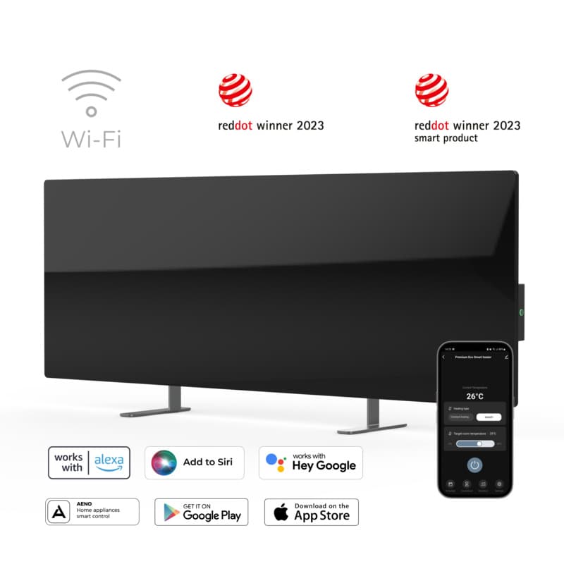 Обігрівач Premium Eco Smart Heater, 700W, GH2S (AGH0002S) AENO Обігрівач Premium Eco Smart Heater, 700W, GH2S (AGH0002S) AENO