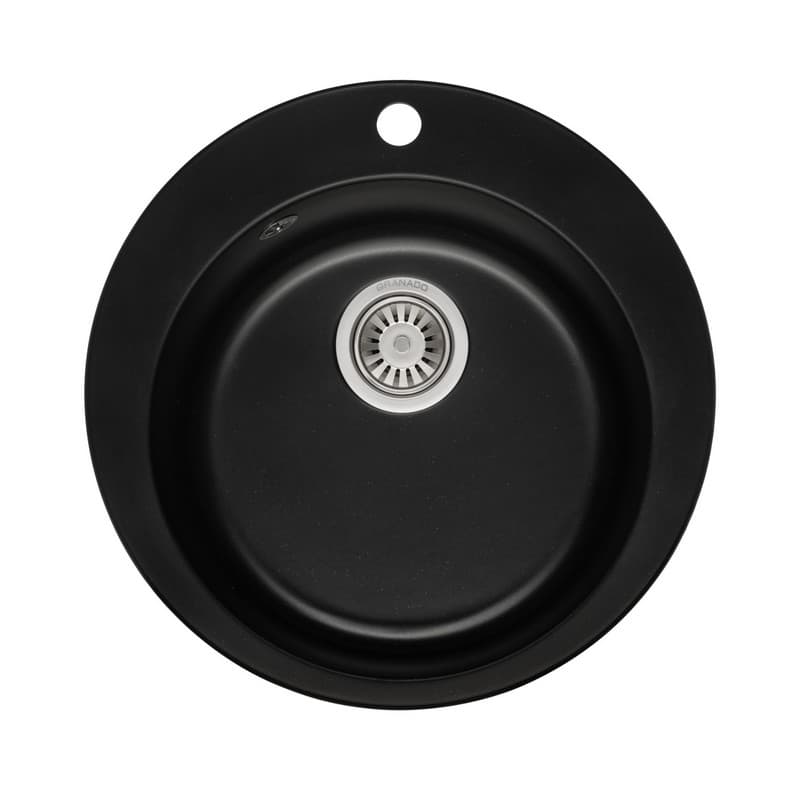 Мийка VITORIA black shine (D=510mm.) граніт Granado Мийка VITORIA black shine (D=510mm.) граніт Granado