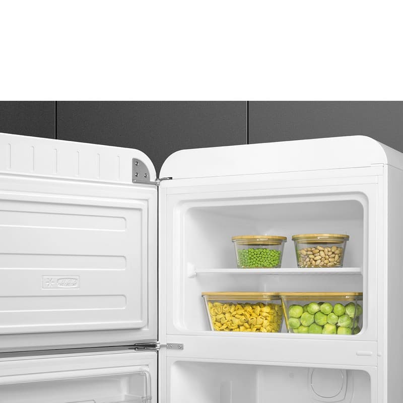 Комбінований холодильник FAB30LWH6 білий Smeg (50'S RETRO STYLE) Комбінований холодильник FAB30LWH6 білий Smeg (50'S RETRO STYLE)