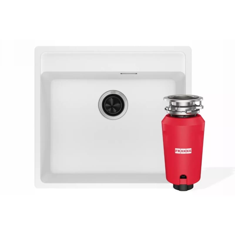 Мийка MRG 610-52 TL Фраграніт білий і подрібнювач харч. відходів SLIM 50 Franke (114.0763.938) Мийка MRG 610-52 TL Фраграніт білий і подрібнювач харч. відходів SLIM 50 Franke (114.0763.938)