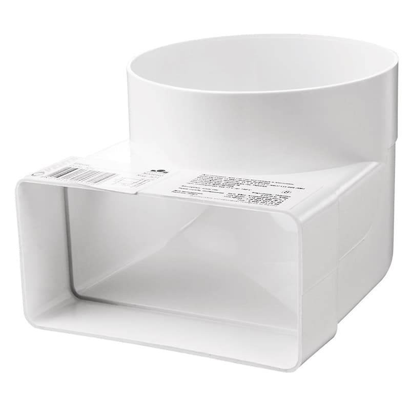 Коліно 60*120 / d100 под 90° VENTS Коліно 60*120 / d100 под 90° VENTS