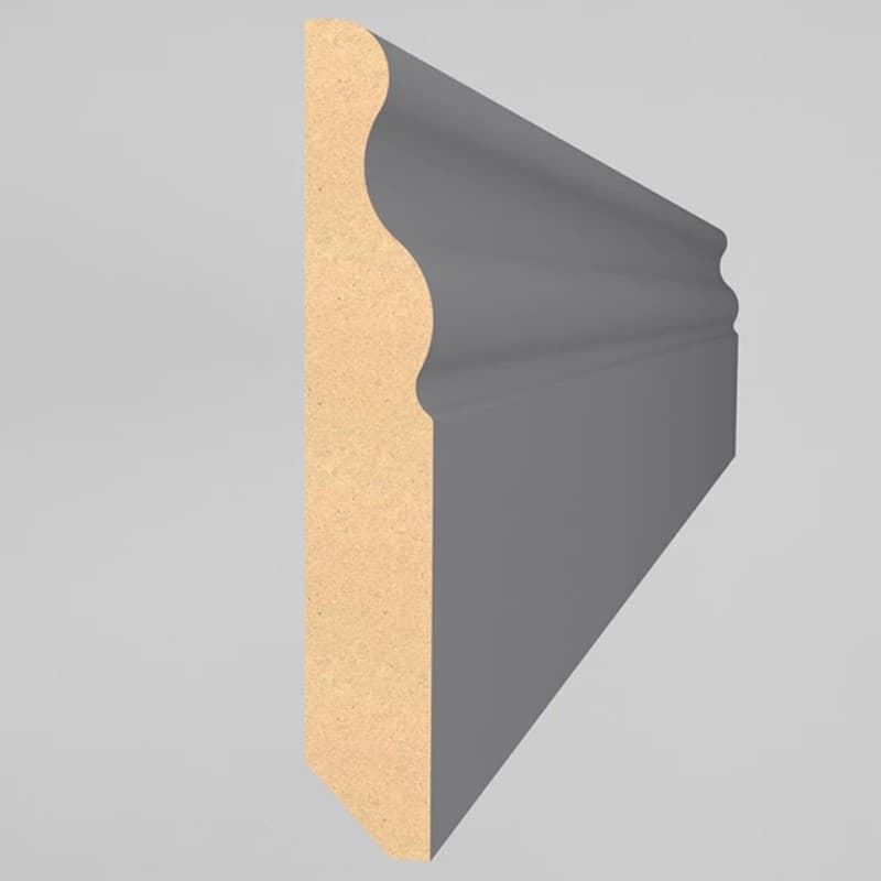 Плінтус MDF AGT SPR-7008 730 Кремовий шовк Soft Touch 2800х100х16 мм (уп.8 шт.)