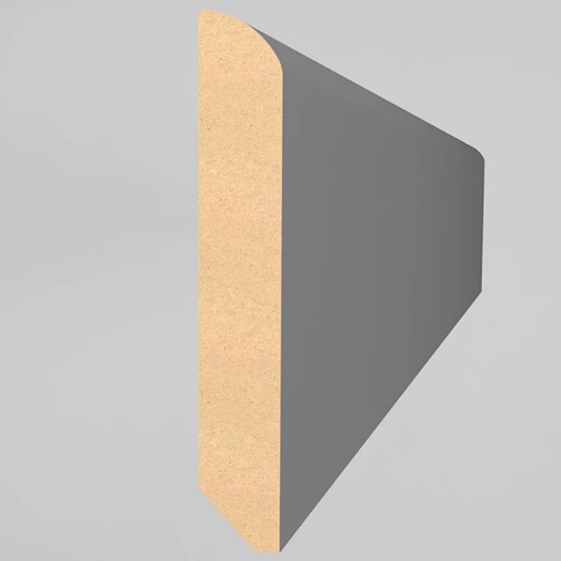 Плінтус MDF AGT SPR-7011 723 Чорний шовк Soft Touch 2800х100х16 мм (уп.8 шт.)