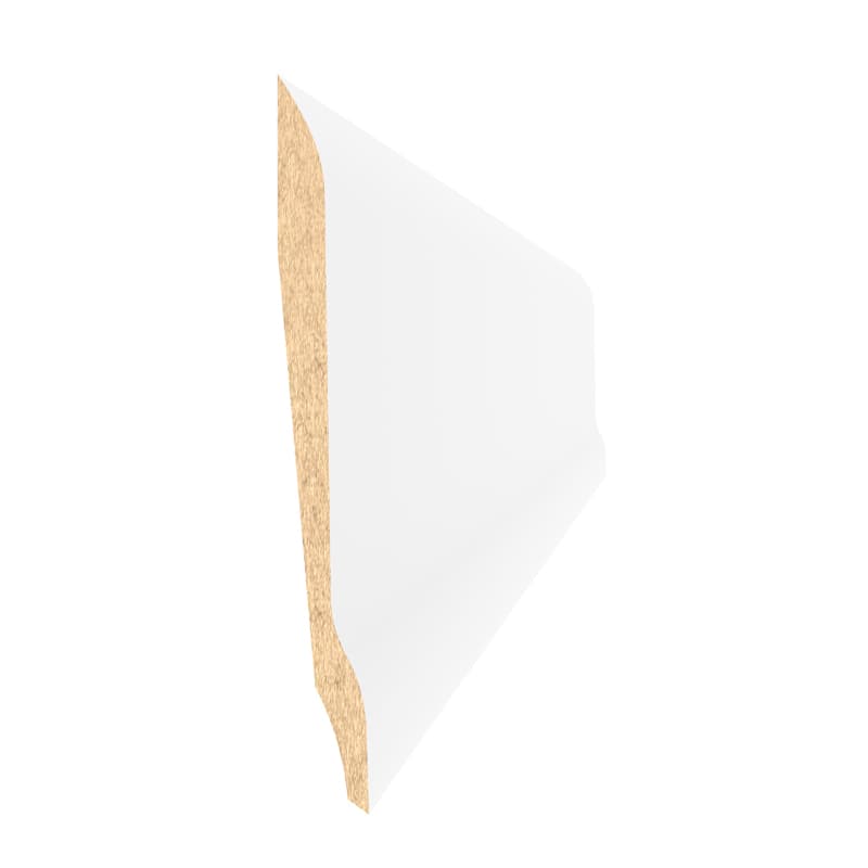 Плінтус MDF AGT SPR-7034 3082 Білий матовий 2800х80х9 мм (уп.16 шт.)