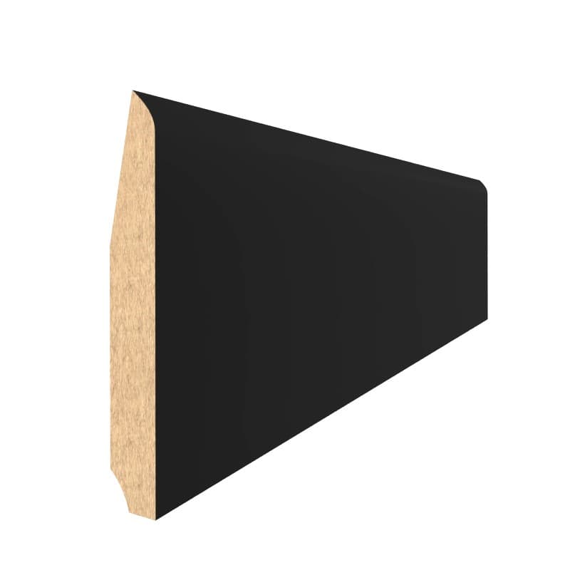 Плінтус MDF AGT SPR-5000-Е 723 Чорний шовк (уп.10 шт.)