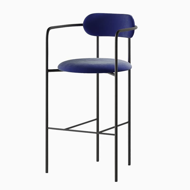 Стілець напівбарний зі спинкою Stool 6 Bar Стілець напівбарний зі спинкою Stool 6 Bar