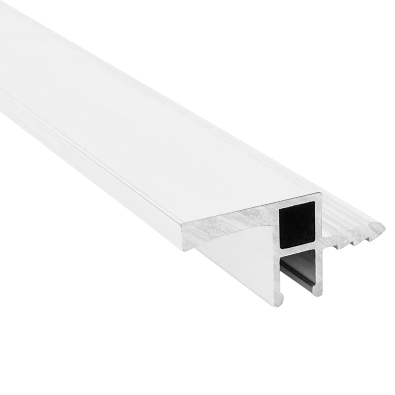 Профиль GOLA в верхний модуль Ferro Fiori с пазом для LED, L = 4100 мм, type L, белый