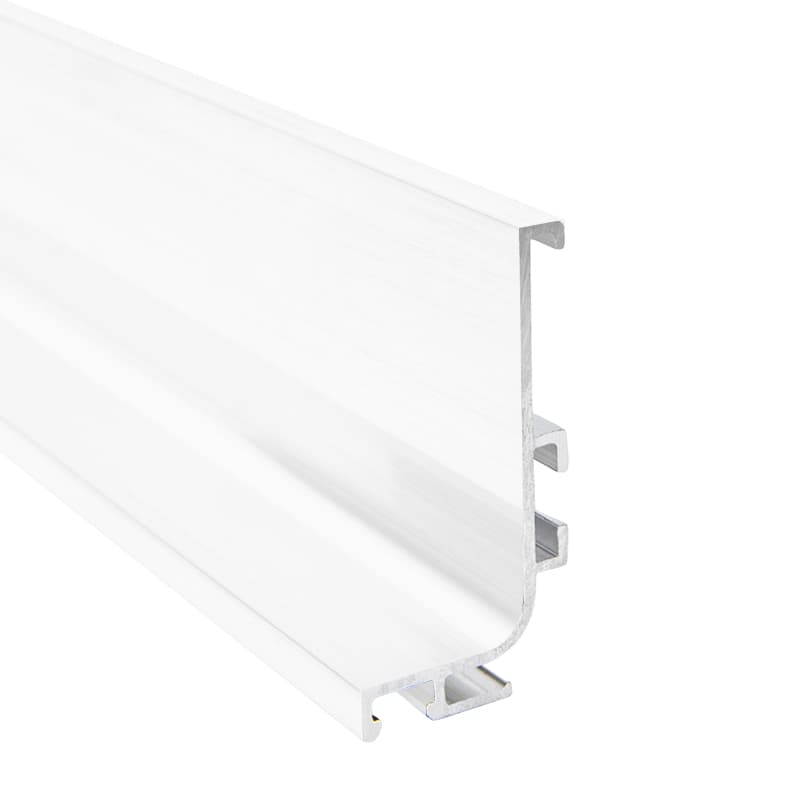 Профиль GOLA горизонтальный с пазом для LED Ferro Fiori, L = 4100 мм, type L, белый