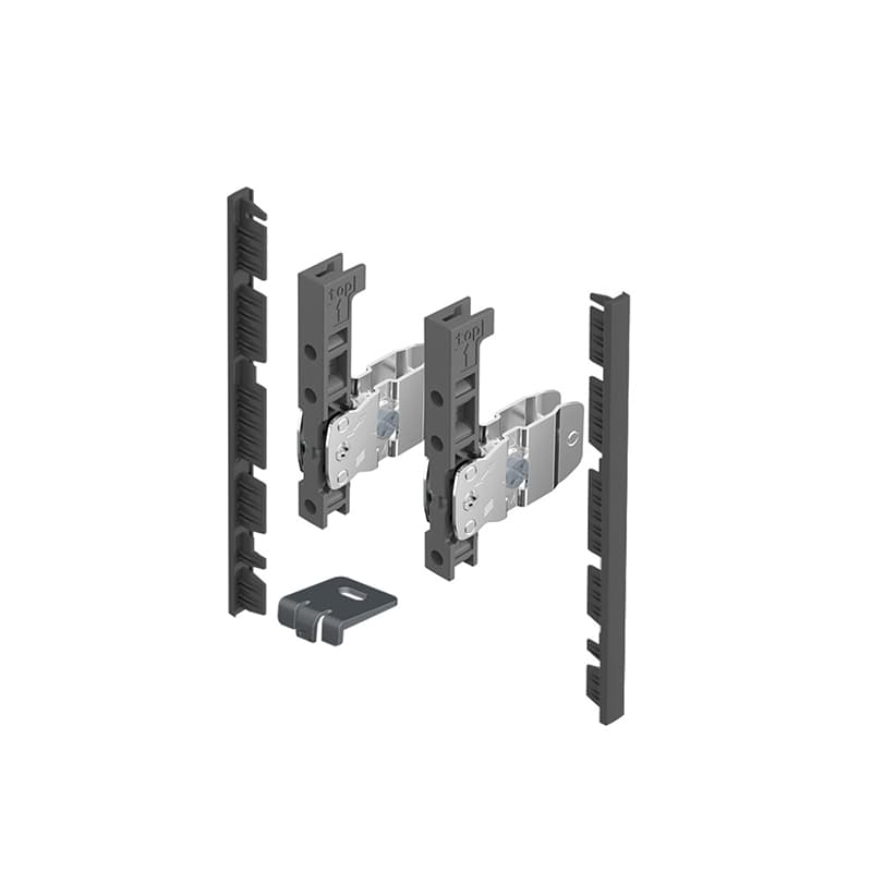 AvanTech YOU Комплект з'єднувачів лицьової панелі H=139, антрацит (9257620) Hettich AvanTech YOU Комплект з'єднувачів лицьової панелі H=139, антрацит (9257620) Hettich