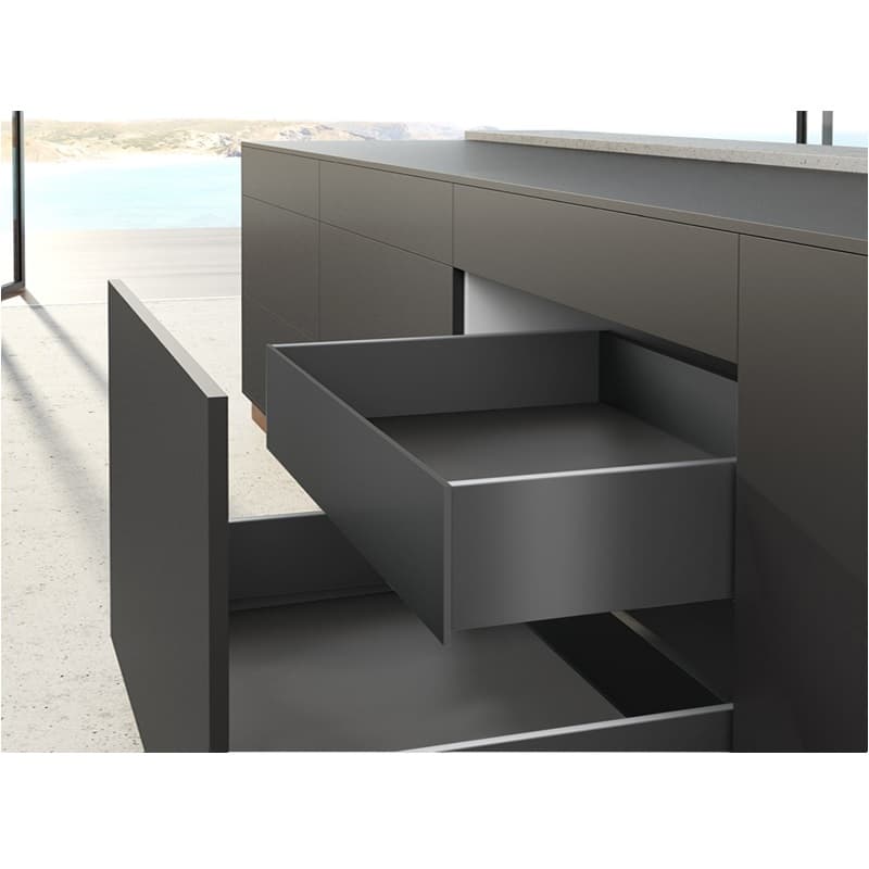 Комплект внутрішньої шухляди AvanTech YOU А L=600 H=139 ШК=600 антрацит Hettich