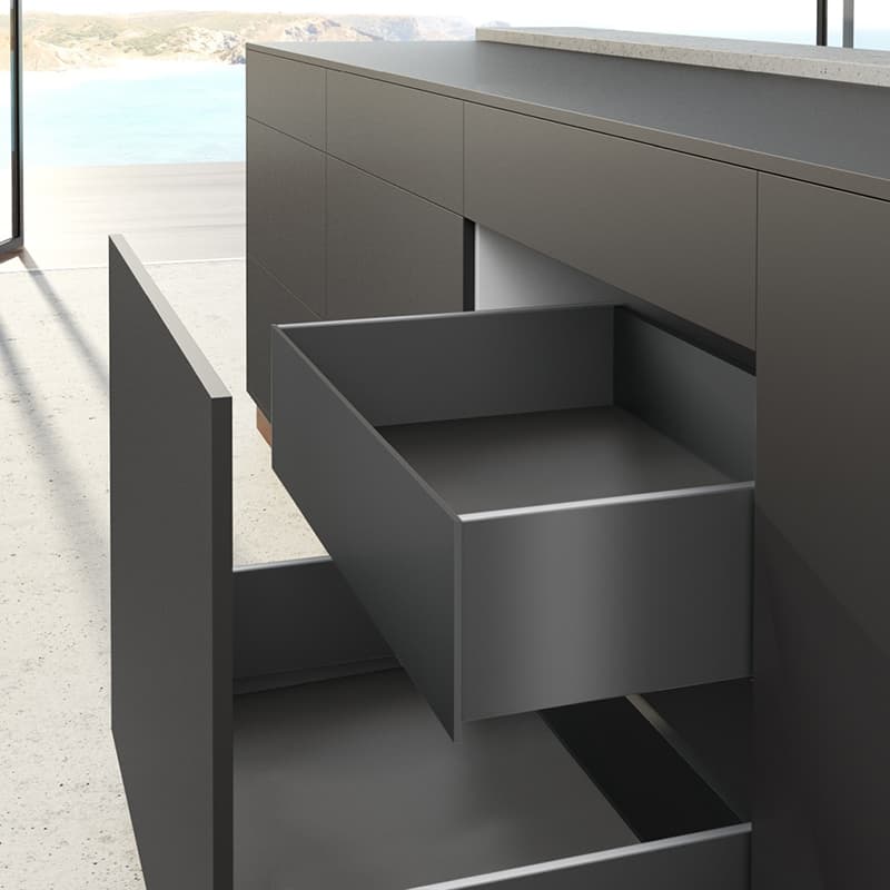 Комплект внутреннего ящика AvanTech YOU Q L=400 H=139 ШК=600 антрацит Hettich Комплект внутреннего ящика AvanTech YOU Q L=400 H=139 ШК=600 антрацит Hettich