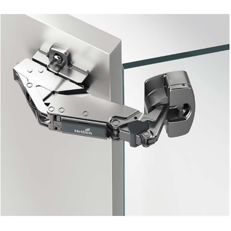 Завіса Clip-on,135°,Sensys,для скла ер,4-8мм,Транс-р,фасад скло-корпус ДСП(тип3),нікель,Hettich