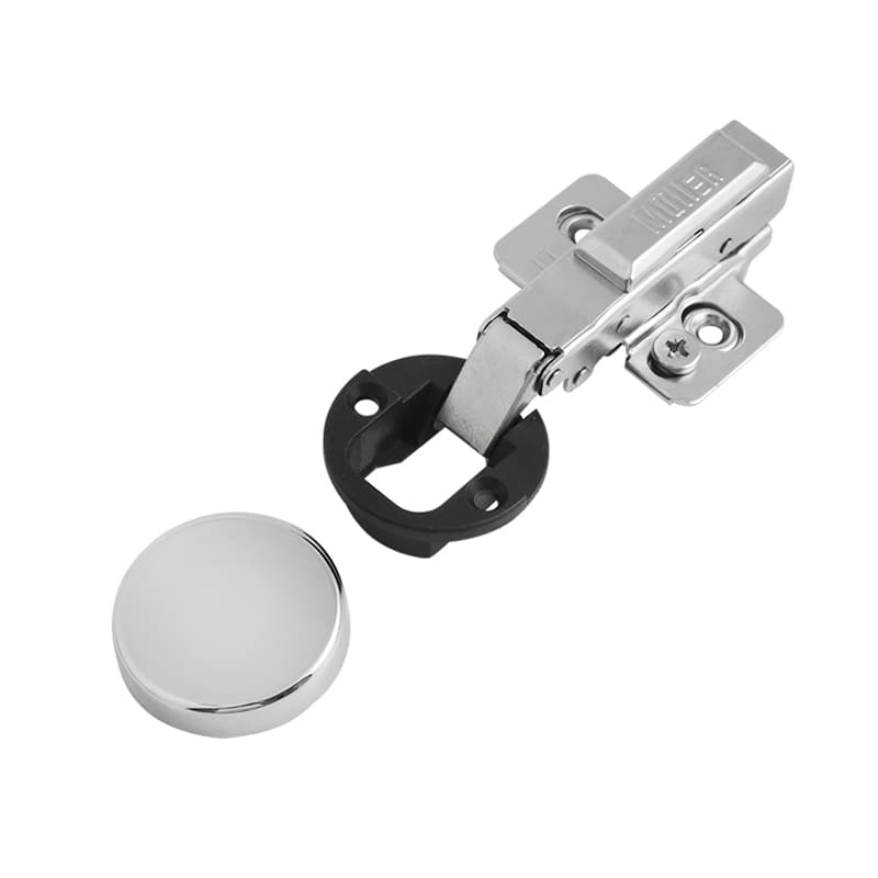 Завіса для скла, Clip-On, 105°, накладна, з дотягувачем, нікель, 3D Muller Profi Line Завіса для скла, Clip-On, 105°, накладна, з дотягувачем, нікель, 3D Muller Profi Line
