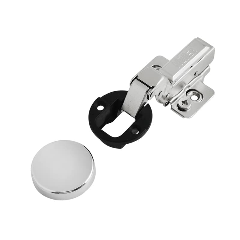 Завіса для скла, Clip-On, 105°, внутрішня, нікель, 3D Muller Profi Line