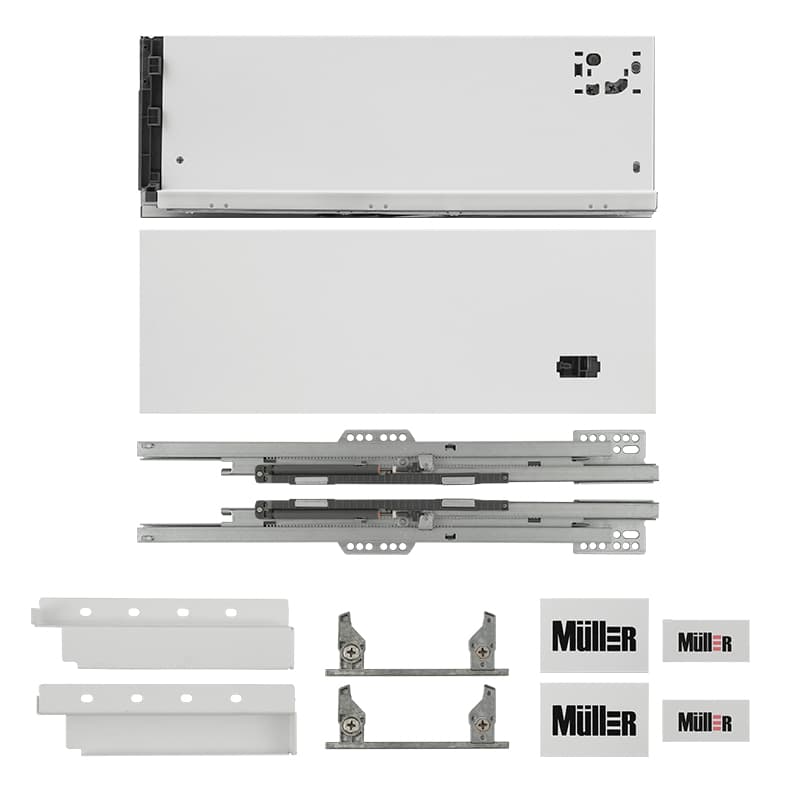 Комплект для ящика Muller Box profi line 3D L=300 Н=178 белый Комплект для ящика Muller Box profi line 3D L=300 Н=178 белый