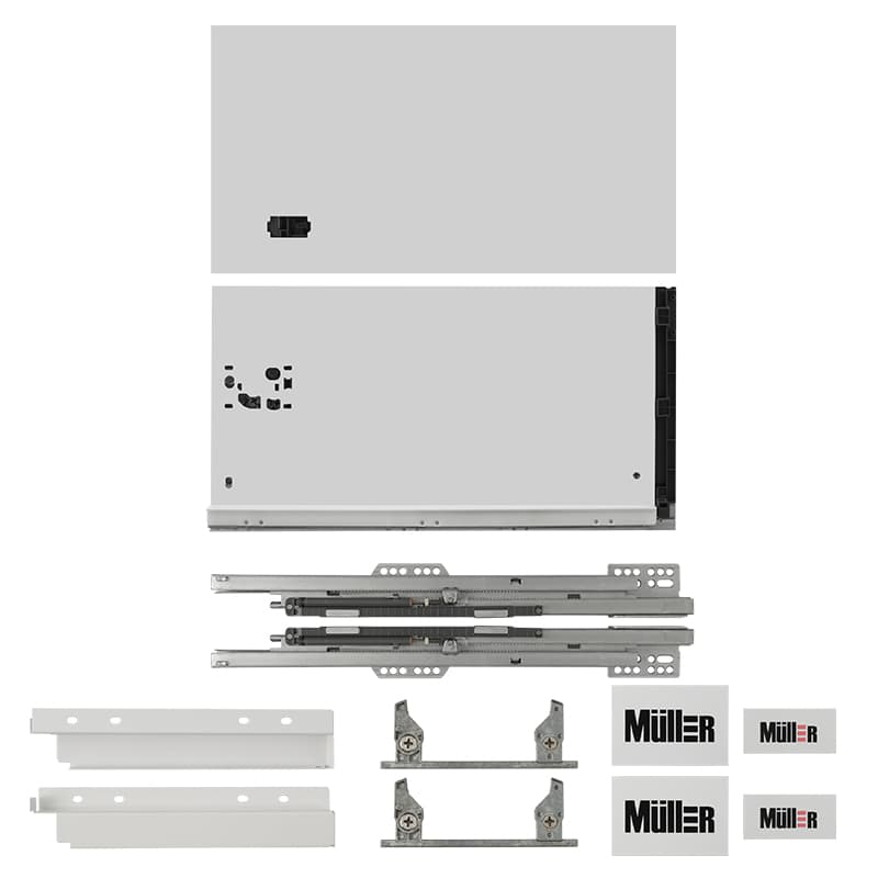 Комплект для ящика Muller Box profi line 3D L=450 Н=238 белый Комплект для ящика Muller Box profi line 3D L=450 Н=238 белый