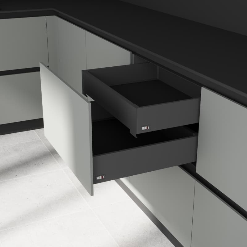 Комплект для внутреннего ящика Muller Box profi line 3D L=300 Н=95 антрацит Комплект для внутреннего ящика Muller Box profi line 3D L=300 Н=95 антрацит