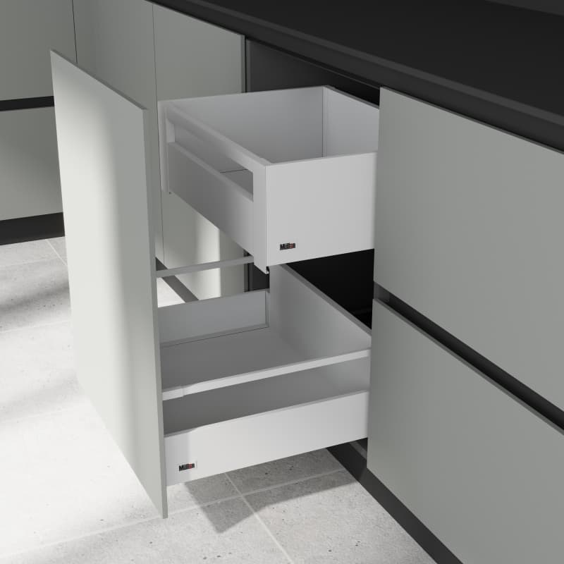 Комплект для внутренней шухляды Muller Box profi line 3D L=350 Н=178 белый Комплект для внутренней шухляды Muller Box profi line 3D L=350 Н=178 белый