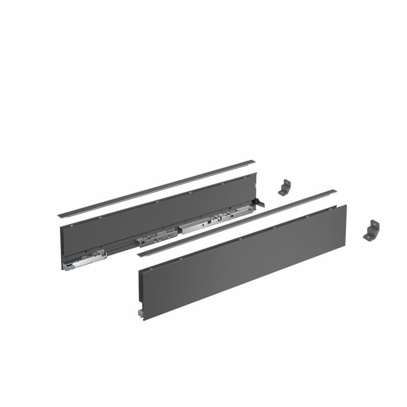 AvanTech YOU Комплект боковин H=101, L=550мм, антрацит (9353427) Hettich AvanTech YOU Комплект боковин H=101, L=550мм, антрацит (9353427) Hettich