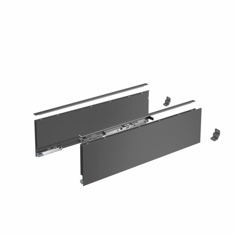 AvanTech YOU Комплект боковин H=139, L=550мм, антрацит (9353436) Hettich AvanTech YOU Комплект боковин H=139, L=550мм, антрацит (9353436) Hettich