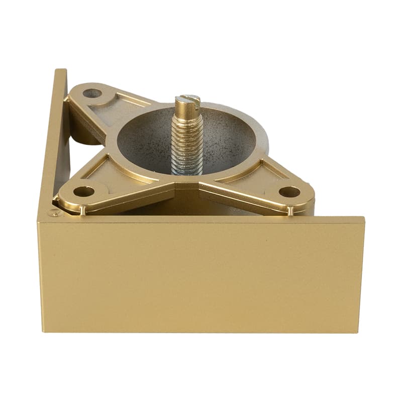 Ніжка меблева Ferro Fiori PL 736 R, h=35, max 750 кг, золото Ніжка меблева Ferro Fiori PL 736 R, h=35, max 750 кг, золото