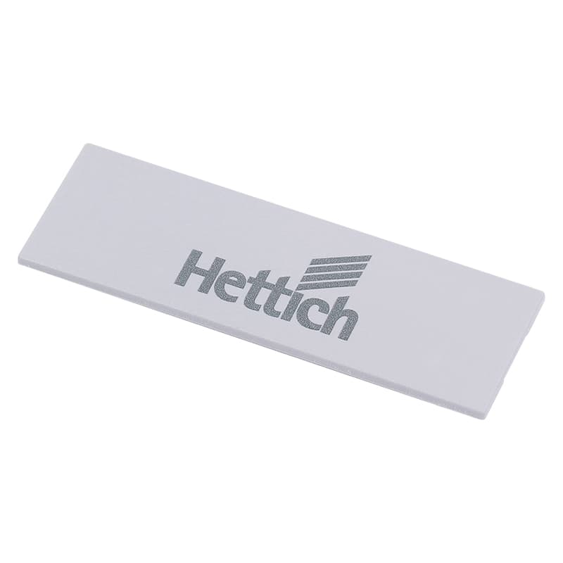 Заглушка Atira с логотипом Hettich, серебро (9194646) Hettich Заглушка Atira с логотипом Hettich, серебро (9194646) Hettich