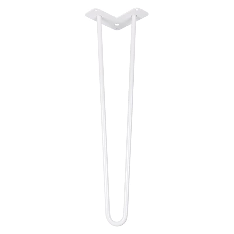 Ножка мебельная HAIRPIN Leg 2ROD Big h55см белая