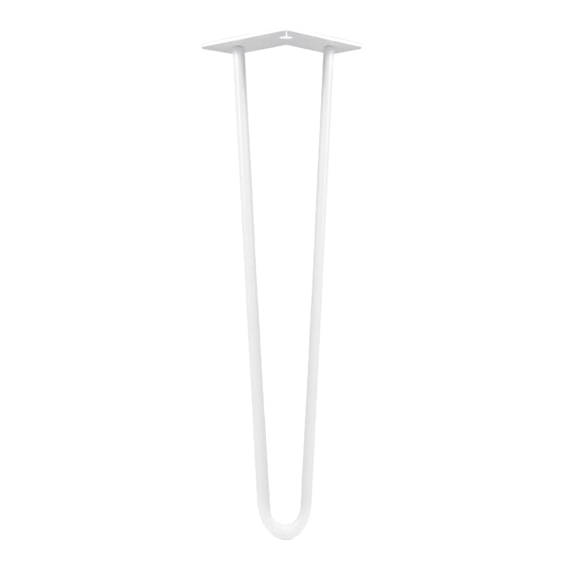 Ніжка меблева HAIRPIN Leg 2ROD Big h71см біла