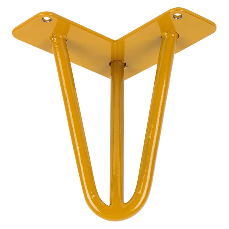 Ніжка меблева HAIRPIN Leg 3ROD Small h15см гірчична