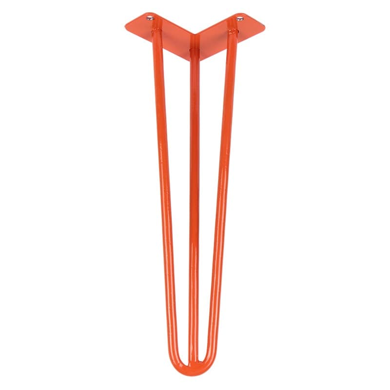 Ножка мебельная HAIRPIN Leg 3ROD Small h41см оранжевая
