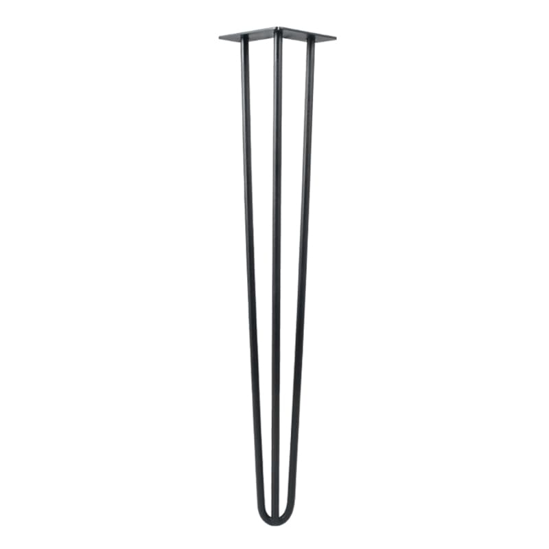 Ніжка меблева HAIRPIN Leg 3ROD Big h71см чорна структурна Ніжка меблева HAIRPIN Leg 3ROD Big h71см чорна структурна