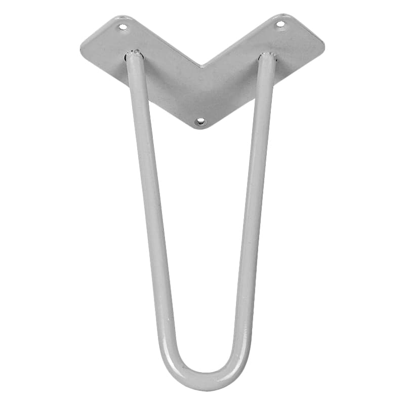 Ніжка меблева HAIRPIN Leg 2ROD Small h15см срібна Ніжка меблева HAIRPIN Leg 2ROD Small h15см срібна