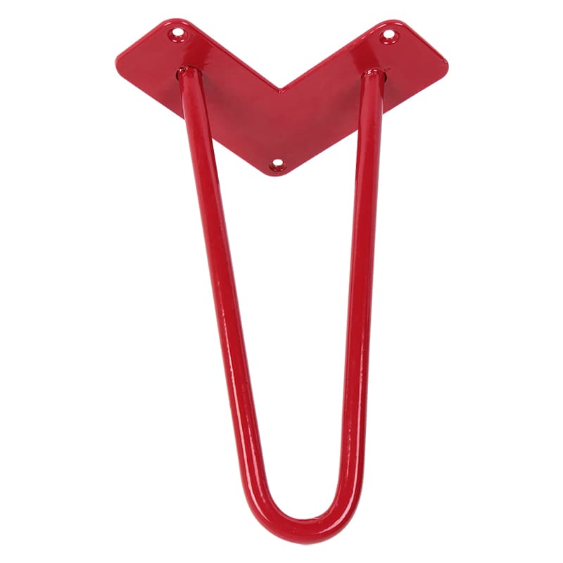 Ножка мебельная HAIRPIN Leg 2ROD Small h15см красная