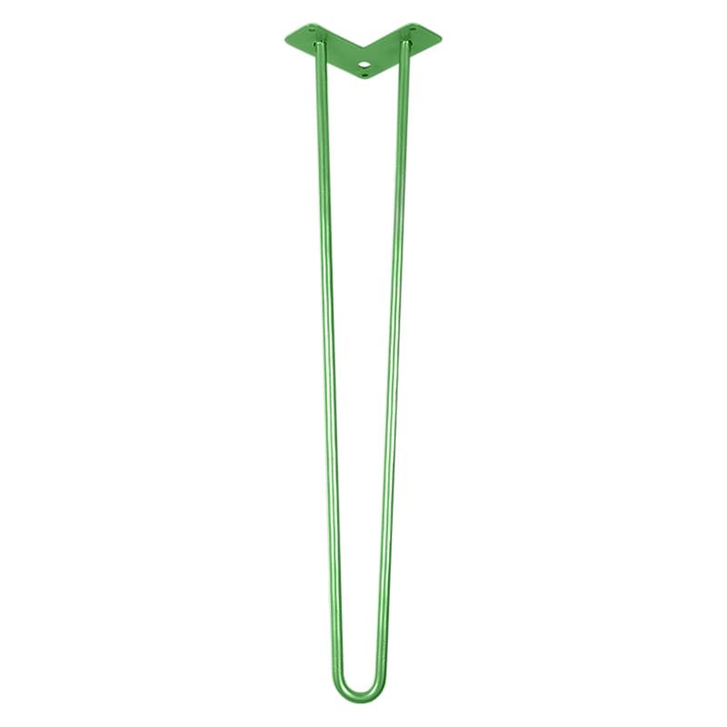 Ніжка меблева HAIRPIN Leg 2ROD Big h71см зелена