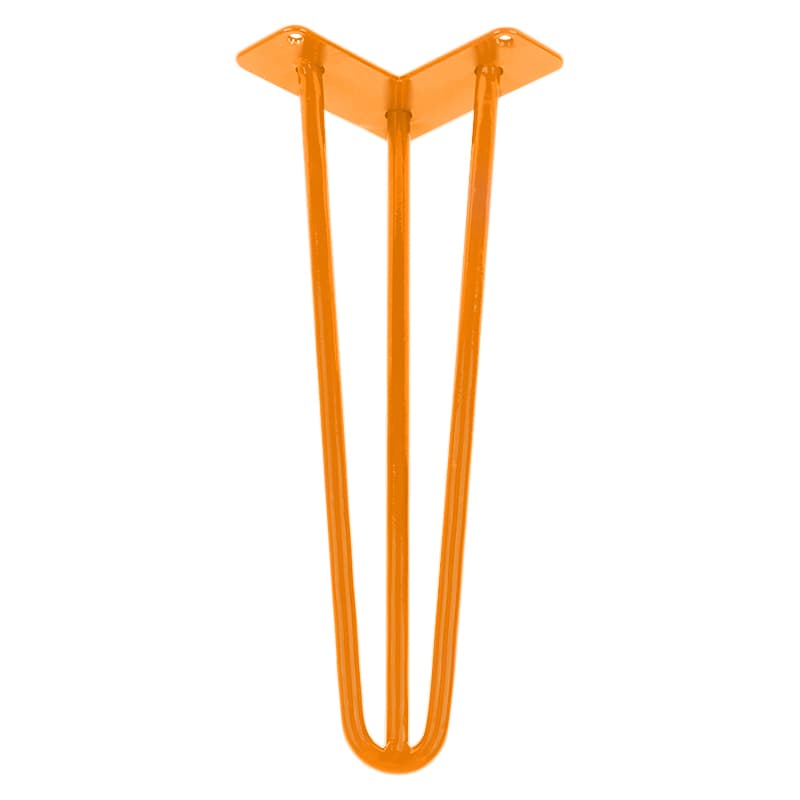 Ніжка меблева HAIRPIN Leg 3ROD Small h36см помаранчева Ніжка меблева HAIRPIN Leg 3ROD Small h36см помаранчева