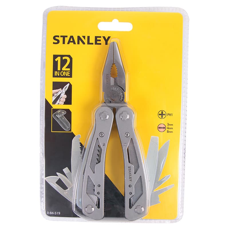 Плоскогубцы Stanley "Multitool" комбинированные "12 в 1" с чехлом Плоскогубцы Stanley "Multitool" комбинированные "12 в 1" с чехлом