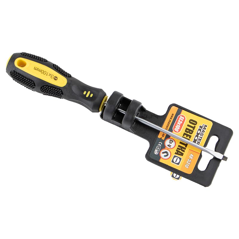 Отвёртка плоская  3*100 Mastertool (48-5310)