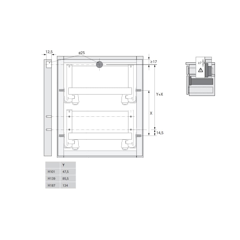 AvanTech YOU фиксатор внутреннего ящика белый (9257735) Hettich AvanTech YOU фиксатор внутреннего ящика белый (9257735) Hettich