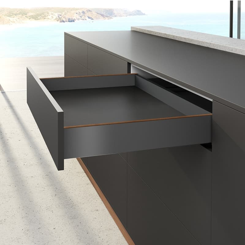 Комплект ящика AvanTech YOU А L=350 H=101 антрацит Hettich