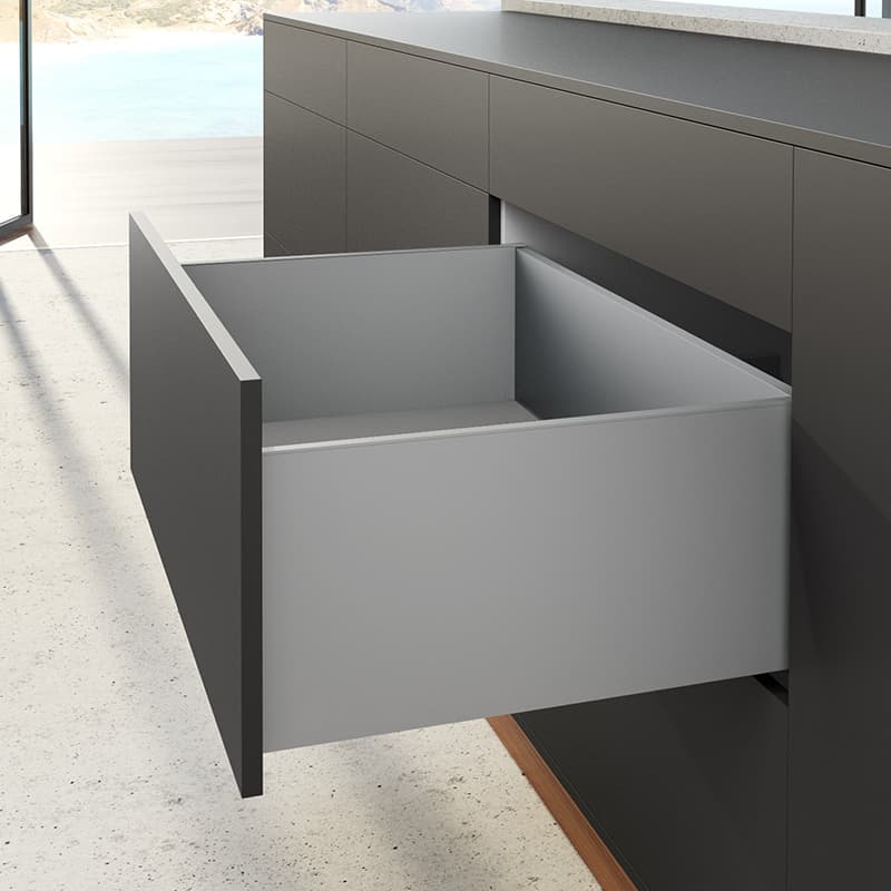 Комплект шухляди AvanTech YOU Q L=350 H=251 срібло Hettich Комплект шухляди AvanTech YOU Q L=350 H=251 срібло Hettich