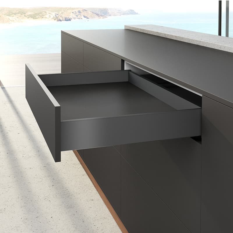 Комплект шухляди AvanTech YOU Q L=350 H=101 антрацит Hettich