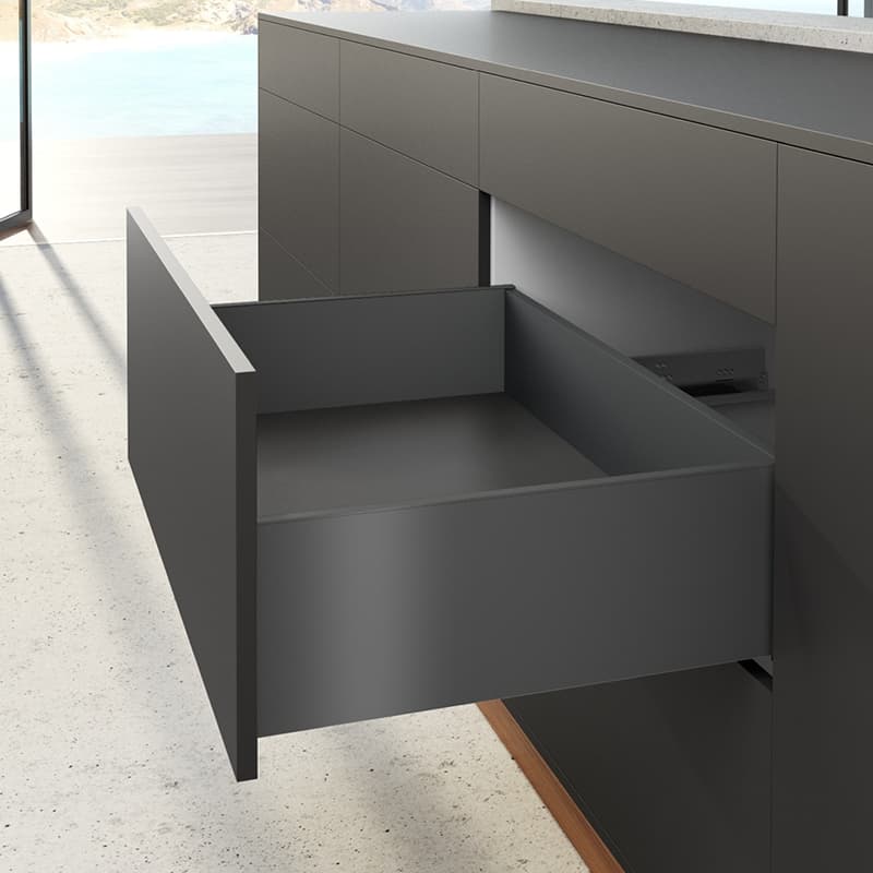 Комплект шухляди AvanTech YOU А L=600 H=187 антрацит Hettich