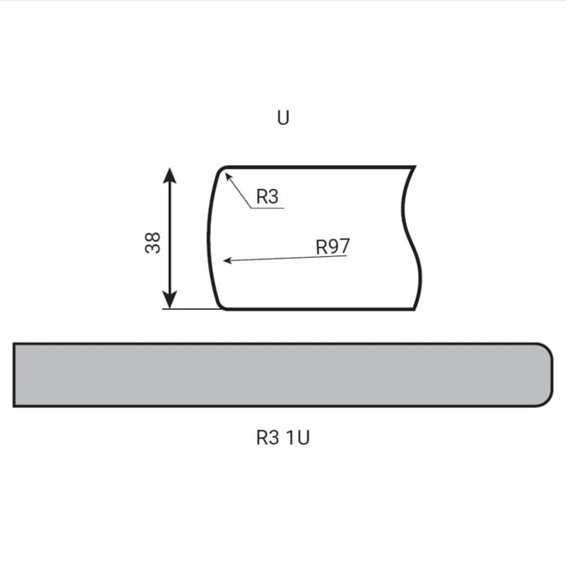 Столешница Luxeform S938/R3-1 U Грейвуд влагостойкая 4200х600x38 мм м.п. Столешница Luxeform S938/R3-1 U Грейвуд влагостойкая 4200х600x38 мм м.п.