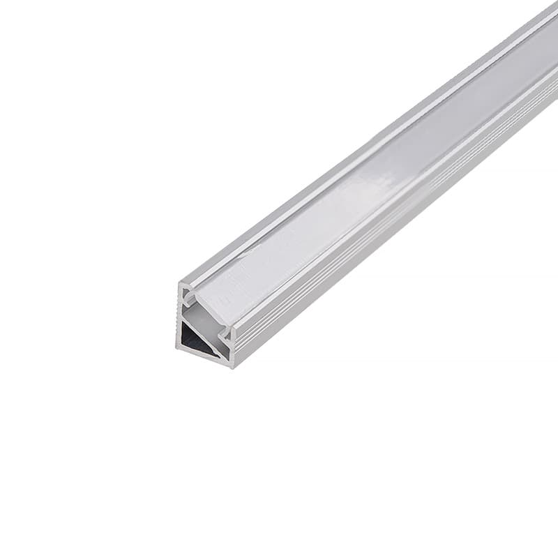 Профіль для LED-стрічки з молочною лінзою, STARLINE MICRO, L = 2m, алюміній, анодоване срібло Профіль для LED-стрічки з молочною лінзою, STARLINE MICRO, L = 2m, алюміній, анодоване срібло