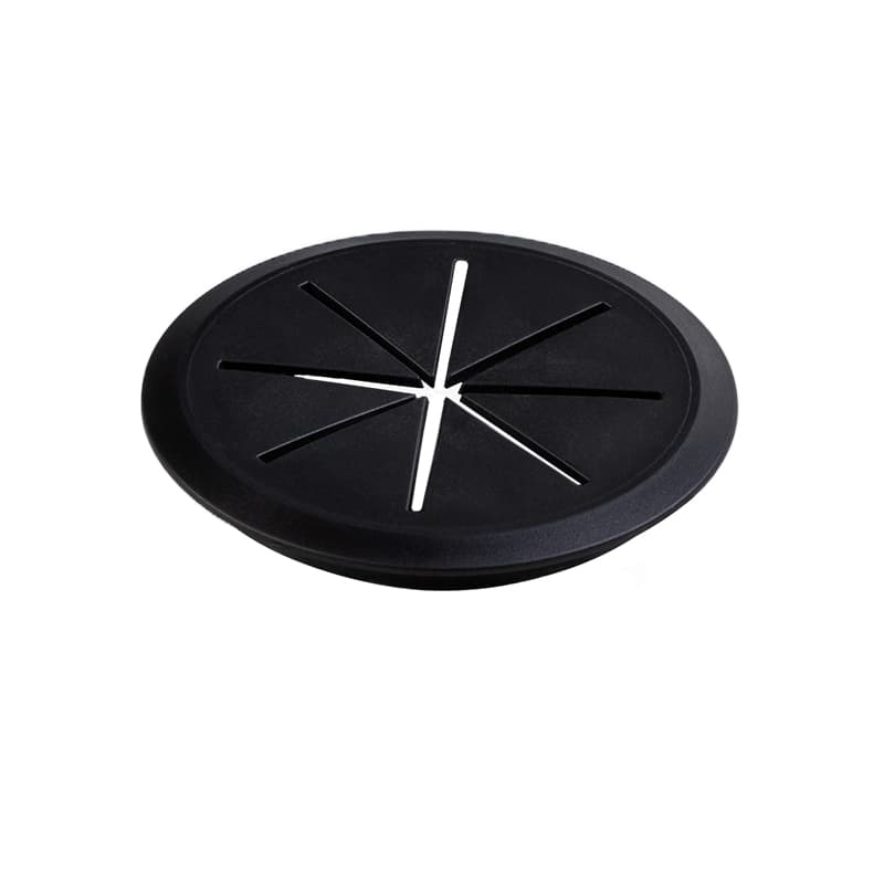 Заглушка для дротiв Ø 60 mm, пластик, чорна Італія