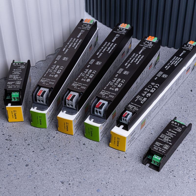 Блок живлення, 40W, 12V, IP20, метал. корпус,  Lumine Profi line