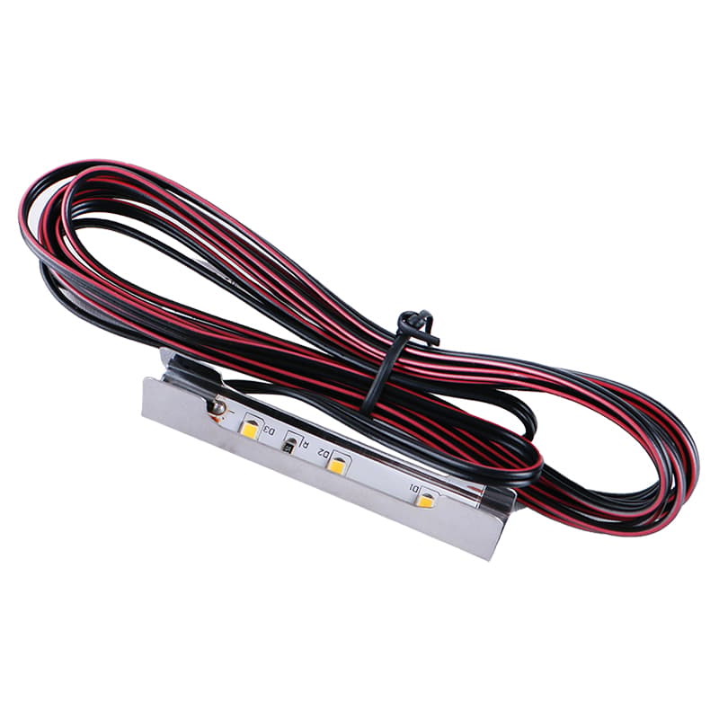 Кліпса для скляних полиць товщ. 5-8 mm, 12V, 0,25W, 4000K Кліпса для скляних полиць товщ. 5-8 mm, 12V, 0,25W, 4000K