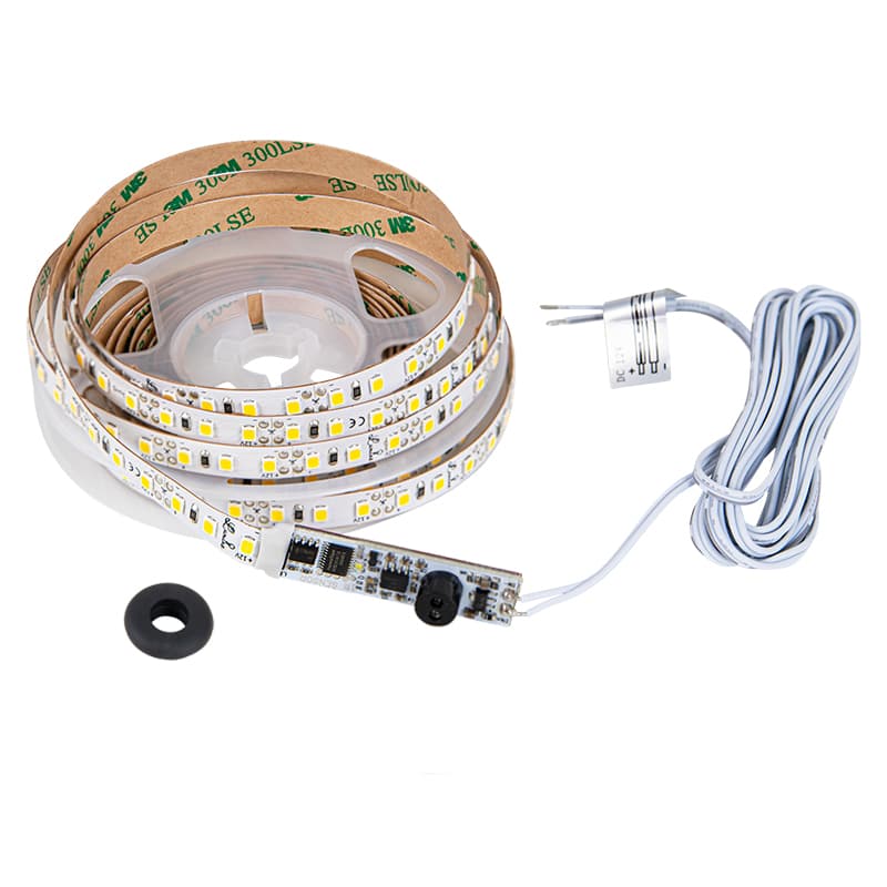Комплект LED-стрічка 2835 SMD 120LEDs/m, 900Lm/m, 4000K, L=3m, вимикач на рух руки, провід L=2m, 12V/30W/IP20 Комплект LED-стрічка 2835 SMD 120LEDs/m, 900Lm/m, 4000K, L=3m, вимикач на рух руки, провід L=2m, 12V/30W/IP20