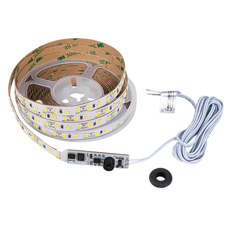 Комплект LED-стрічка 2835 SMD 120LEDs/m, 900Lm/m, 4000K, L=5m, вимикач на рух руки, провід L=2м, 12V/50W/IP20 Комплект LED-стрічка 2835 SMD 120LEDs/m, 900Lm/m, 4000K, L=5m, вимикач на рух руки, провід L=2м, 12V/50W/IP20
